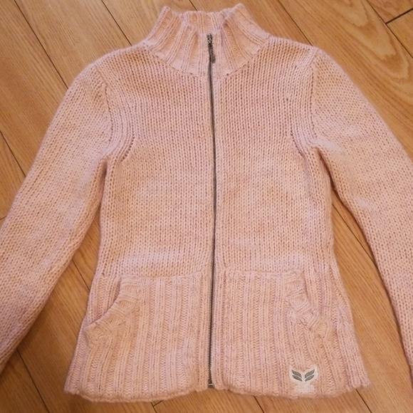 Pacsun Nollie Mock Neck Zippered Sweater Size M - Picture 3 of 7